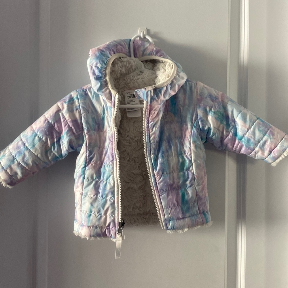 North Face Mossbud Baby Girls Hooded Coat